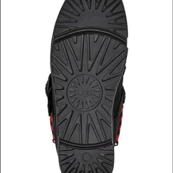 UGG Women's Black Classic Weather Hiker Ankle Short Boots Shoes Multi Size NEW - Picture 6 of 8